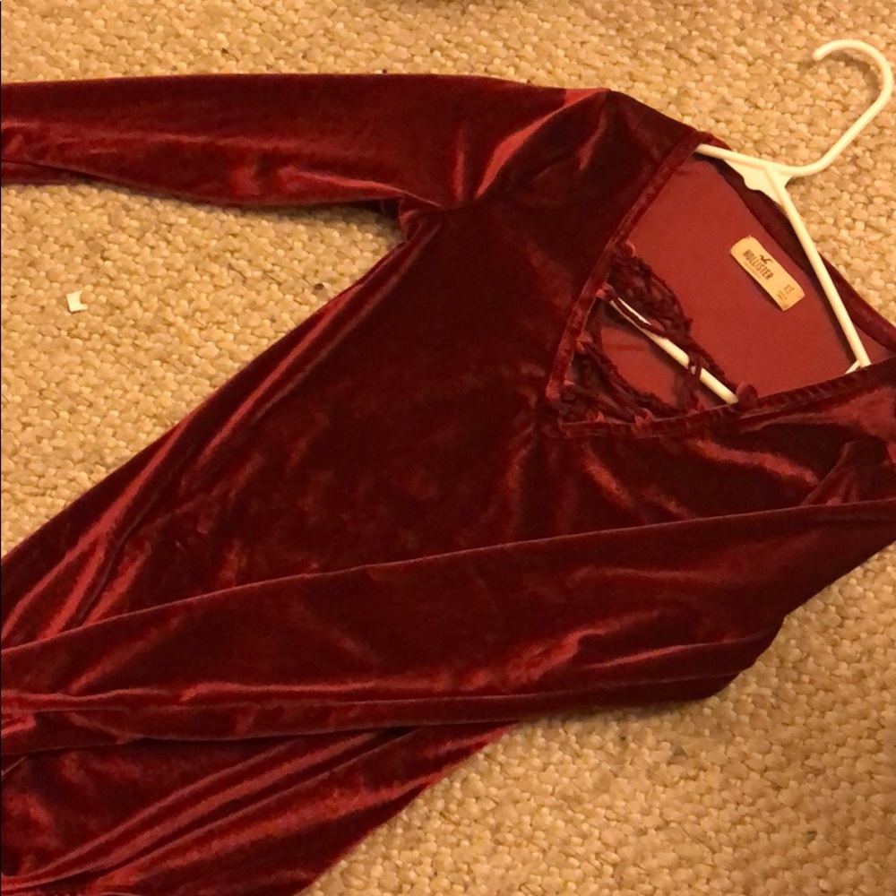 Velvet bodysuit